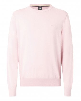 Mens Upacas-L Sweatshirt Jumper -Light Pastel Pink