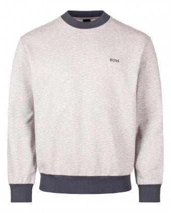 Mens We_Edge Regular Fit Cuffed Sweatshirt - Open Grey 