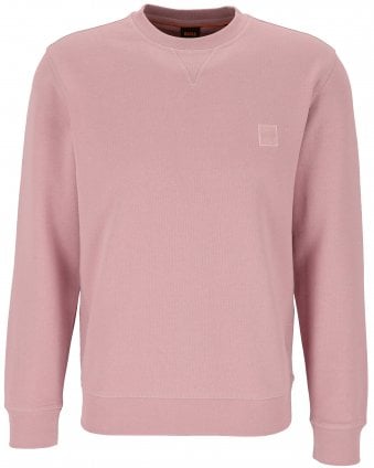 Mens Westart Cotton-Terry Sweatshirt - Light Pastel Purple