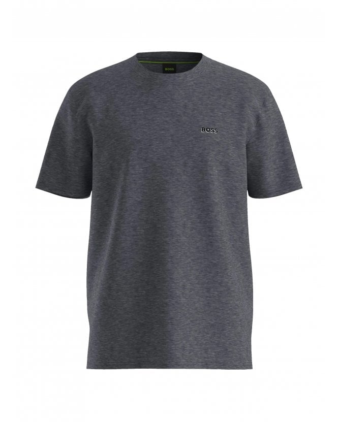 BOSS Stretch-Cotton Logo T-Shirt Grey