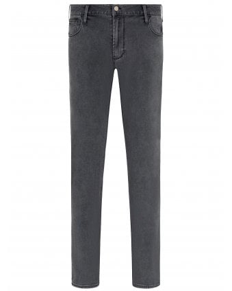 Mens J06 Slim Rinsed Jeans Grey