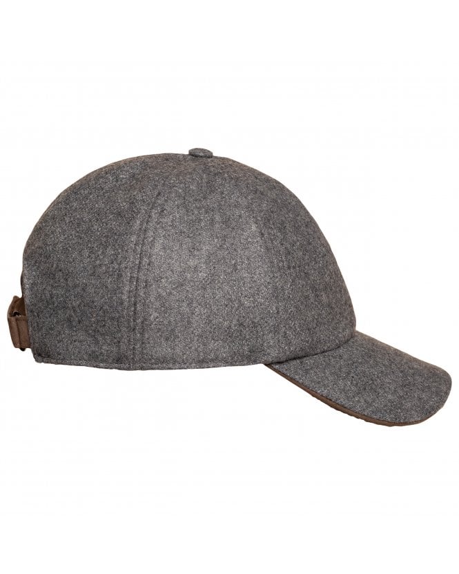 Eton Mens Classic Wool Hat, Gray Baseball Cap