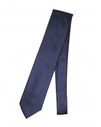 Mens Zig Zag Tie Purple 