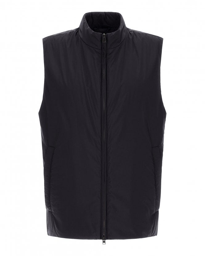 Herno Mens Ecoage Technical Gilet - Navy Blue