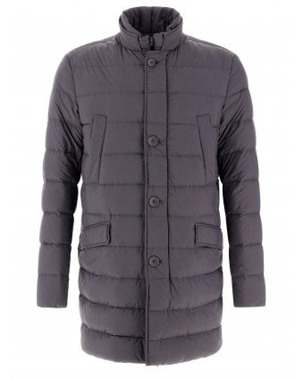 Mens Il Cappato Down Coat Jacket Grey