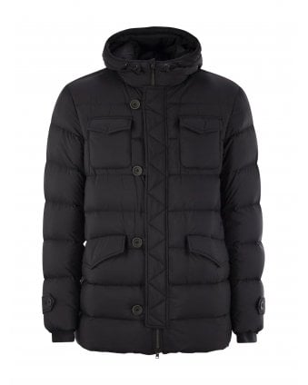 Mens L'Eskimo Hooded Jacket Black