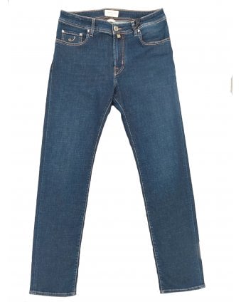 Bard Pony Patch Slim Jeans Medium Blue