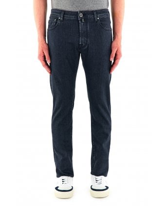 Mens Bard Slim Pony Badge Jean Slate Grey