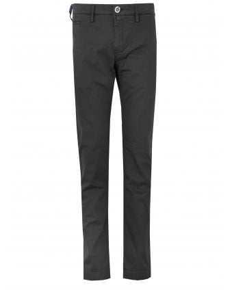 Mens Bobby Slim Trousers Black