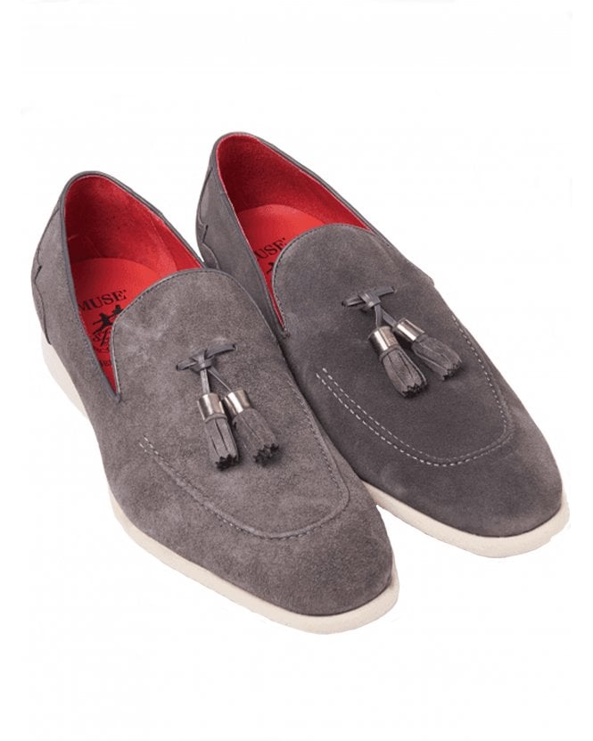 Jeffery West Shoes Mens Texas Loafer Anthracite