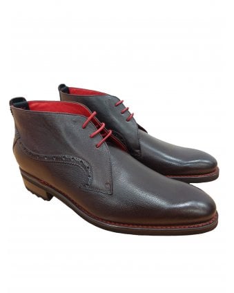 Page 3H Presence Leather Chukka Boots Rustic Dark Brown