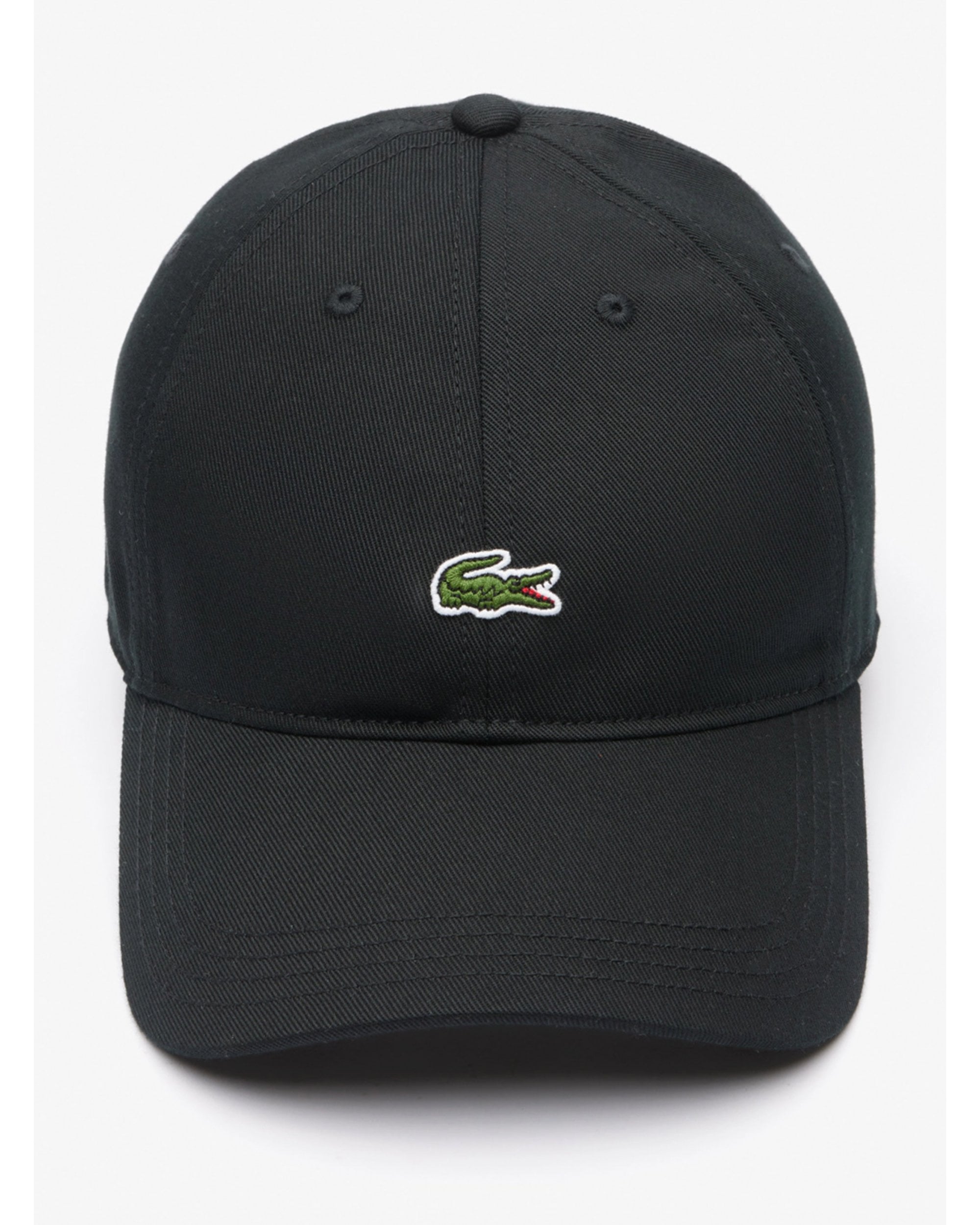 Lacoste Mens Crocodile Logo Cap Black