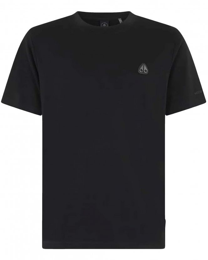 Moose Knuckles Mens Crescent Regular Fit T-Shirt - Black