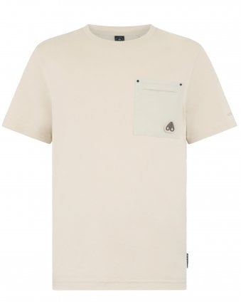 Mens Dalon Pocket T-Shirt - Alabaster (Cream White)
