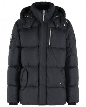 Mens Everest 3Q Regular Fit Down Puffer Jacket - Black