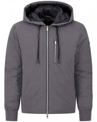 Mens Northdale Regular Fit Hooded Zip Jacket - Grey (Cement)