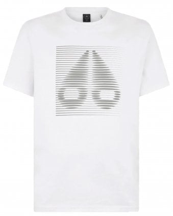 Mens Raydaze Logo T-Shirt - Milky Way (White)