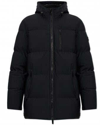 Mens Soho 3Q Relaxed Fit Down Hood Jacket - Black 
