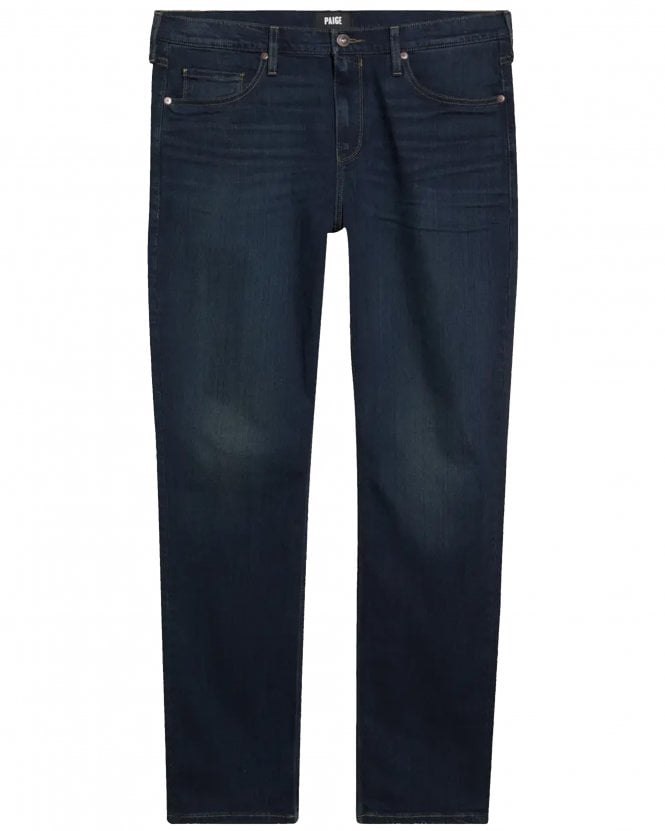 Paige Jeans Mens Lennox Slim Fit Transcend Jeans - Dark Blue (Cargill)