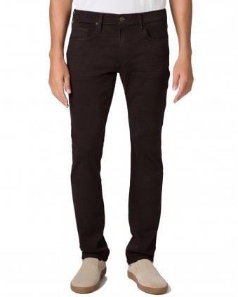 Mens Lennox Slim Fit Transcend  Jeans - Dark Brown (Deep Chocolate)