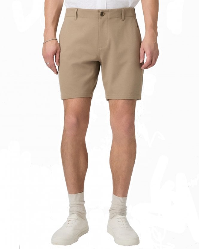 Paige Jeans Mens Rickson Transcend Trouser Shorts - Warm Birch (Beige)