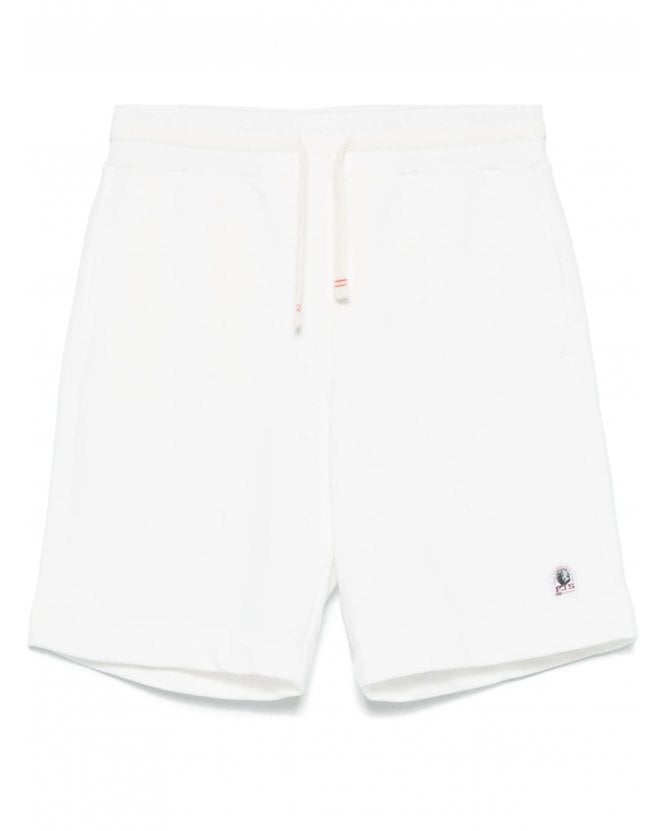 Parajumpers Mens Cairo Easy Track Shorts Ghiaccio White