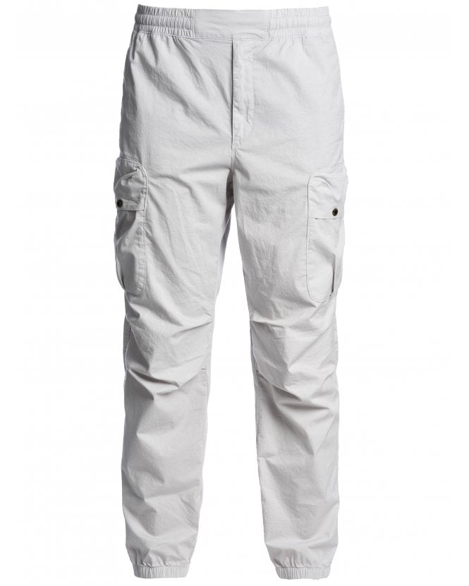 Parajumpers Mens Zander DS Cargo Casual Trousers Ghiaccio White