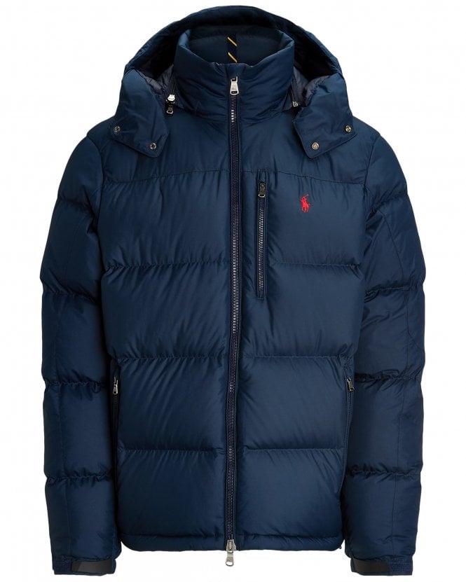 Polo Ralph Lauren Gorham Regular Fit Down Detachable Hood Jacket - Collection Navy