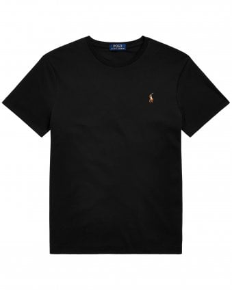 Mens Custom Slim Fit Pima T-Shirt - Black