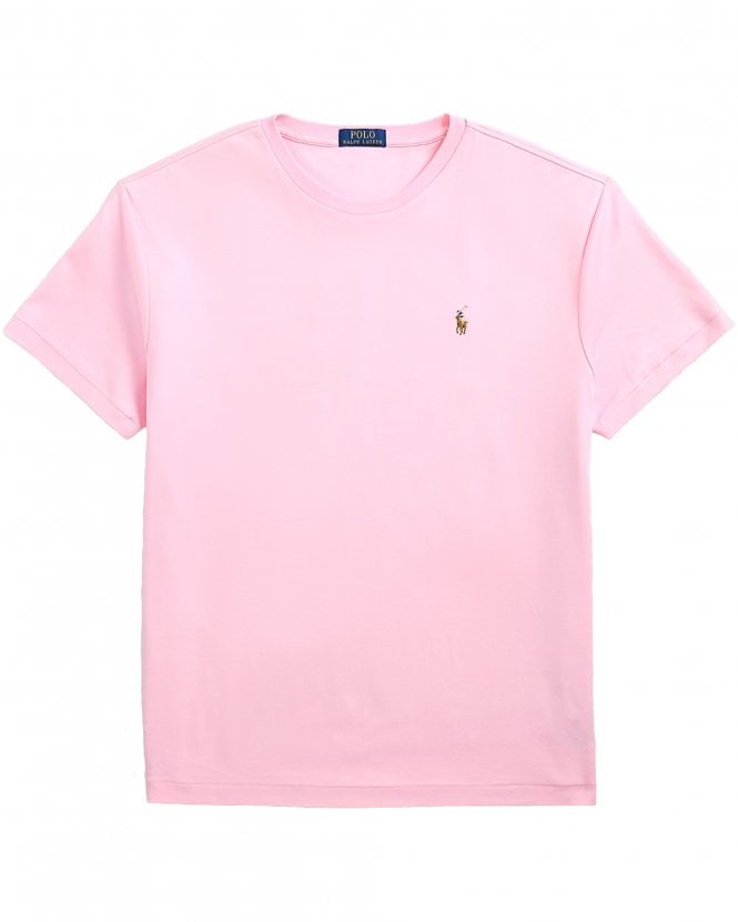 Polo Ralph Lauren Mens Custom Slim Fit Soft Cotton T-Shirt - Carmel Pink