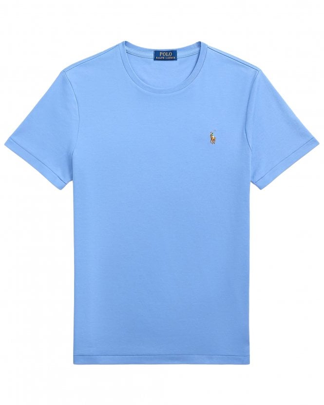 Polo Ralph Lauren Mens Custom Slim Fit Soft Cotton T-Shirt - Sky Blue