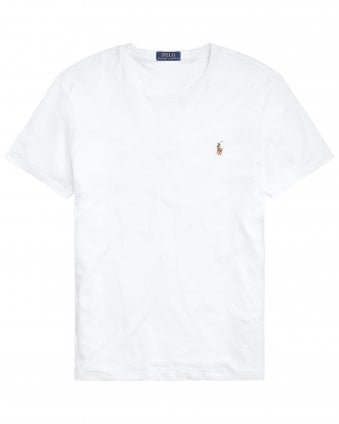 Mens Custom Slim Fit Soft Cotton T-Shirt - White