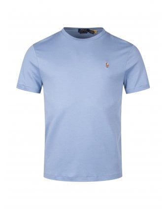 Mens Pima Custom Slim T-Shirt Channel Blue