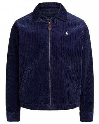 Mens Regular Fit Wynton Corduroy Jacket - Newport Navy