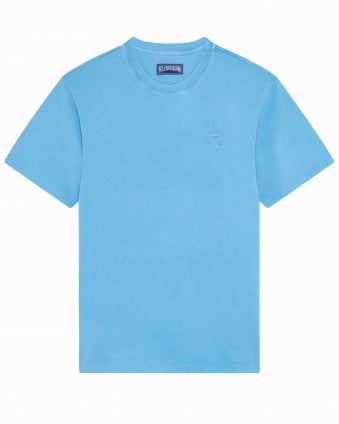 Mens Tangent Turtle T-Shirt - Larimar (Blue)