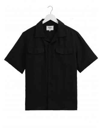 Mens Bartlett Washed Shirt Black