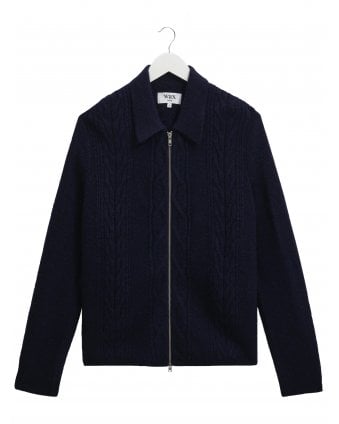 Mens Friar Brush Knit Cardigan Jacket